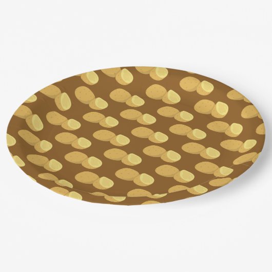 Potatis Pappteller (Schrägansicht)