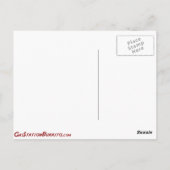 Potato Baseball Fans Postkarte (Rückseite)