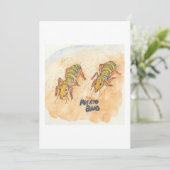 Potato Bug Greeting Card Einladung (Stehend Vorderseite)