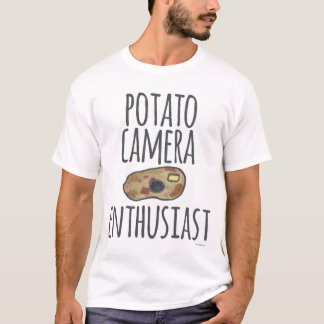 Potato Camera Enthusiast Funny Fotografy Art T-Shirt