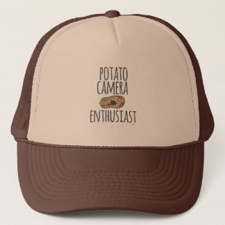 Potato Camera Enthusiast Spaß Fotograf Slogan Truckerkappe
