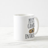 Potato Camera Enthusiasten Goofy Fotografy Spaß Kaffeetasse (VorderseiteRechts)