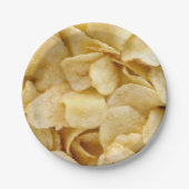Potato chip paper plates fun foodie plates pappteller (Vorderseite)