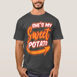 Potato Couples Cuisine Geschirr Lover Fan Geschmac T-Shirt
