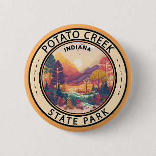 Potato Creek Staat Park Indiana Emblem Button