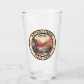 Potato Creek Staat Park Indiana Emblem Glas (Vorderseite)