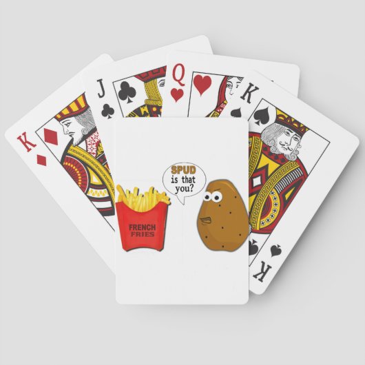 Potato French Fries ist das? Spielkarten (Rückseite)