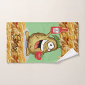 Potato French Fries Ketchup Badezimmer Handtuch Se Badhandtuch Set (Handtuch)