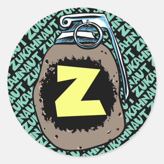 Potato Grenade Logo Stickers (Vorderseite)
