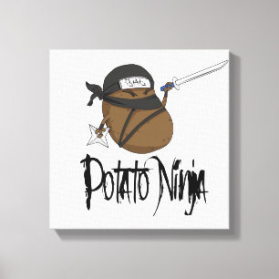 Potato Ninja Leinwanddruck