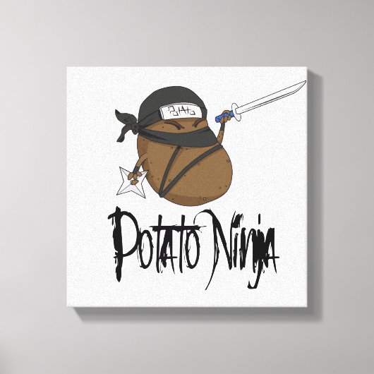 Potato Ninja Leinwanddruck (Vorderseite)