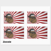 Potato Ninja Rechteckiger Aufkleber (Blatt)