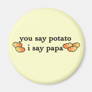 Potato Papa Magnet