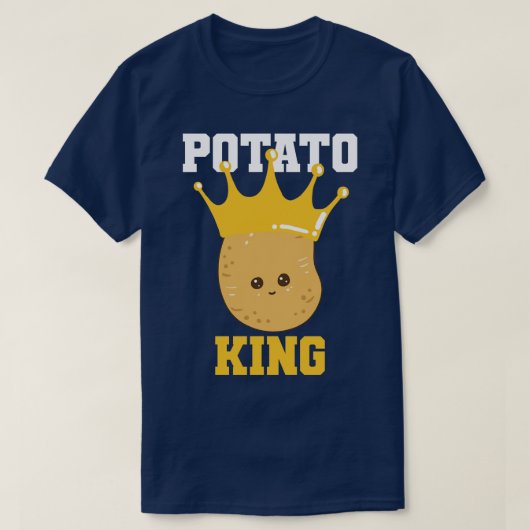 Potato Potato King Kawaii T-Shirt (Design vorne)