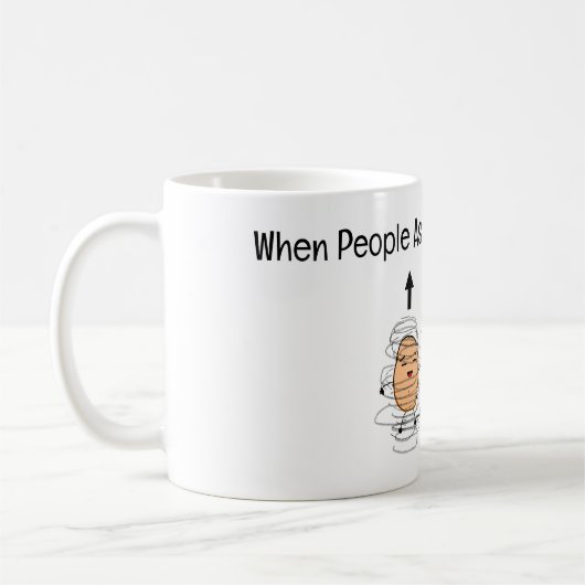 Potato Spin Mugg: Physics, Quantum Spin Kaffeetasse (Links)