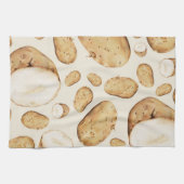 Potato Spud Muster Geschirrtuch (Horizontal)