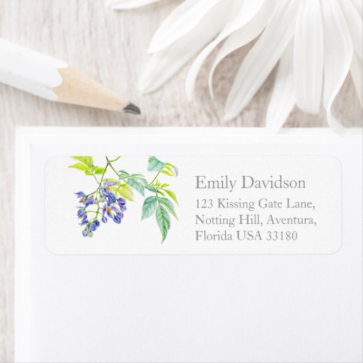 Potato Strampler lila Blumenzettel (Insitu)