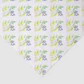 Potato Strampler lila grünes Weißtaschpapier Seidenpapier (Ausschnitt)