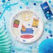 Potato Themed Party Pappteller (Party)