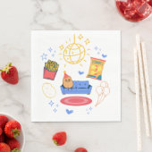 Potato Themed Party Serviette (Beispiel)