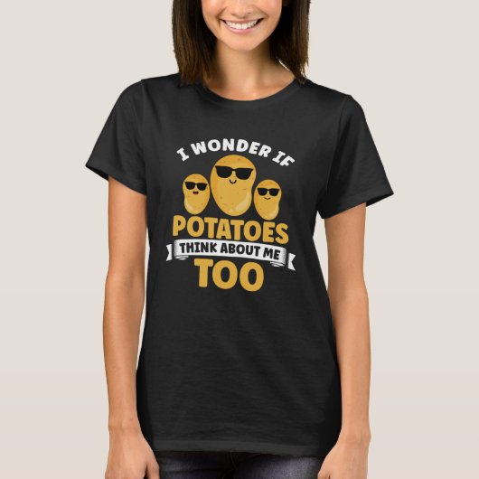 Potato  Vegetable Vegetarian Potatoes Food  1 T-Shirt (Vorderseite)