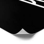 Potatoad Funny Potato Toad Puff Dark BG Poster (Ecke)