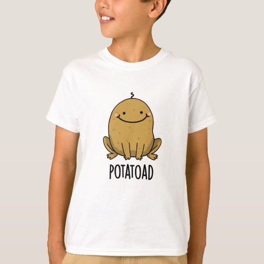 Potatoad Funny Potato Toad Puff T-Shirt (Vorderseite)