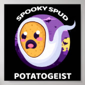 Potatogeist Spooky Spud Potato - Niedliches Hallow Poster (Vorne)