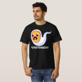 Potatogeist Spooky Spud Potato - Niedliches Hallow T-Shirt (Vorne ganz)
