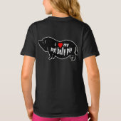 POTBELLY PIG-LIEBE T-Shirt (Rückseite)