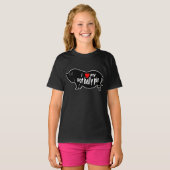 POTBELLY PIG-LIEBE T-Shirt (Vorne ganz)
