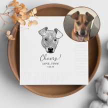 Potcake Dog Personalisiert Cheers Napkins