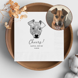 Potcake Dog Personalisiert Cheers Napkins Serviette