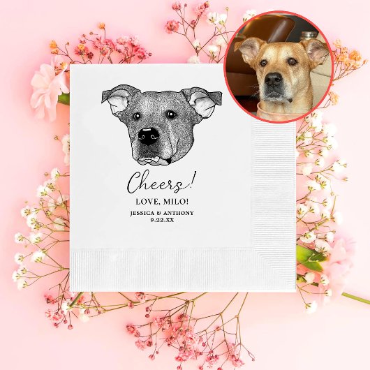 Potcake Dog Personalisiert Cheers Napkins Serviette
