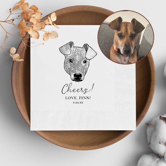 Potcake Dog Personalisiert Cheers Napkins Serviette