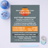 Potdesign, Töpferklassen, Potter Flyer (Einzeln)