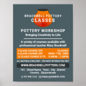 Potdesign, Töpferklassen, Potter Poster (Vorne)