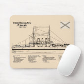 Potemkin - Pläne für Schiffskonzepte SD Mousepad (Mit Mouse)