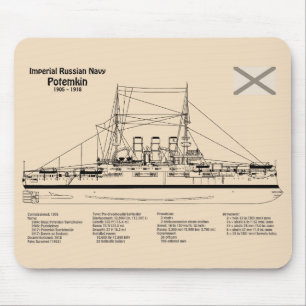 Potemkin - Pläne für Schiffskonzepte SD Mousepad