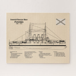 Potemkin - Pläne für Schiffskonzepte SD Puzzle