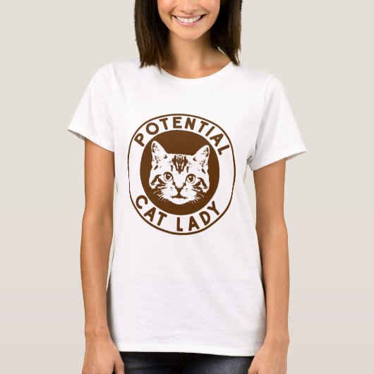 Potential Cat Lady 2 T-Shirt (Vorderseite)