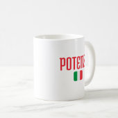 POTENZA Italien Kaffeetasse (VorderseiteRechts)
