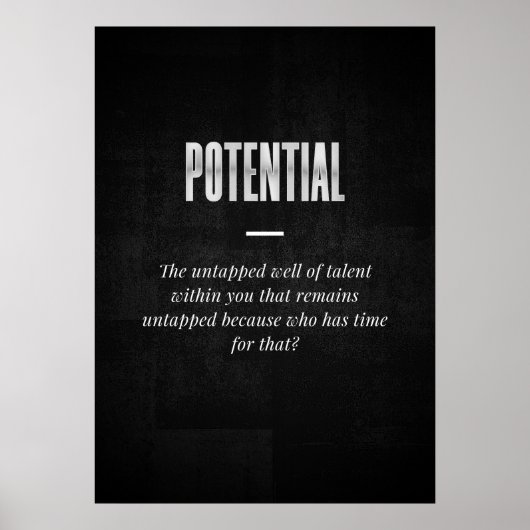 Potenzial Poster (Vorne)