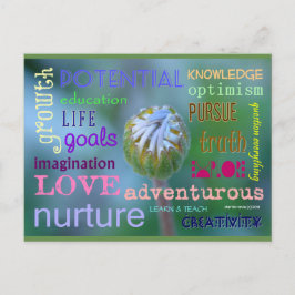 Potenzialwachstum | Blue Beach Song™ Postkarte