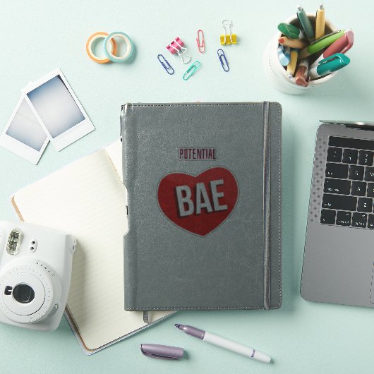 Potenzielle Bae, Design der Liebe des großen Roten Aufkleber (iPad Hülle)