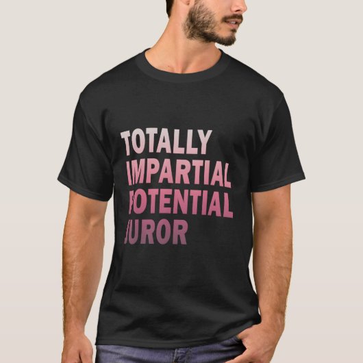 Potenzieller Juror völlig implizit T-Shirt (Vorderseite)