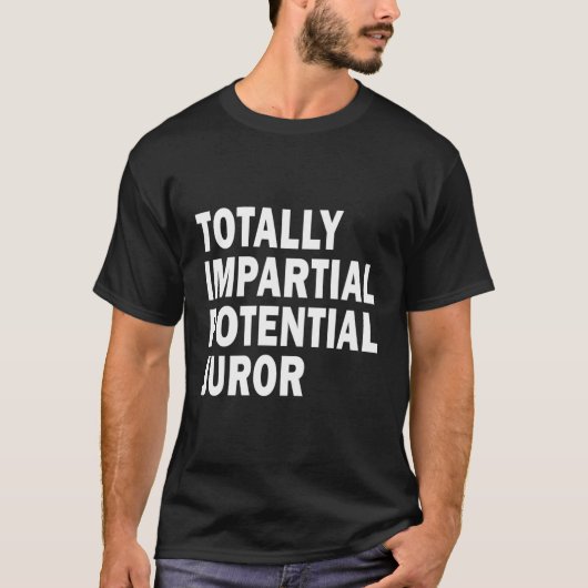 Potenzieller Juror völlig implizit T-Shirt (Vorderseite)