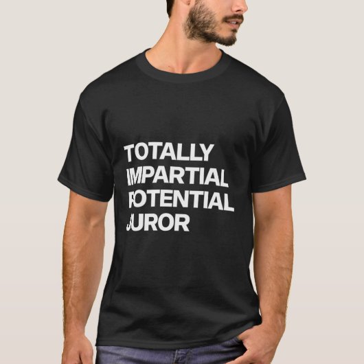 Potenzieller Juror völlig implizit T-Shirt (Vorderseite)