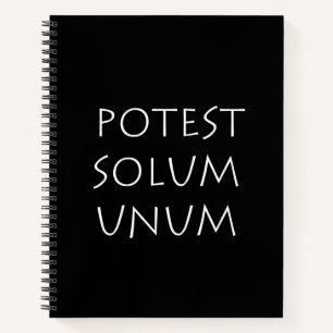 Potest Solum Unum Notizblock