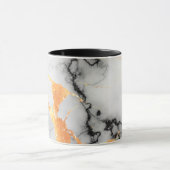 Pothalter aus schwarzem, goldfarbenem und grauem M Tasse (Zentrum)